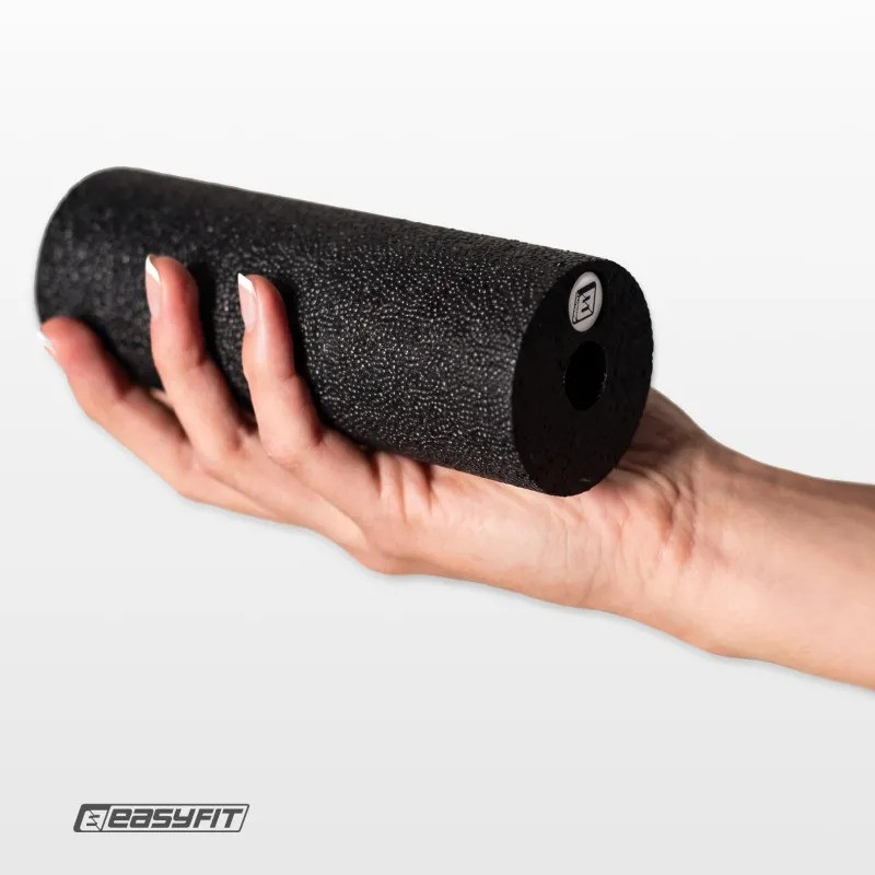 Массажный ролик EasyFit EF-2041-BK 15х5 см, EPP, черный