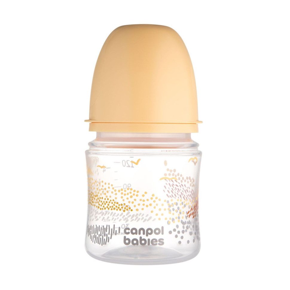 Бутылочка антиколиковая с широким отверстием Easystart Mountains Canpol babies 35/242_bei 120 мл