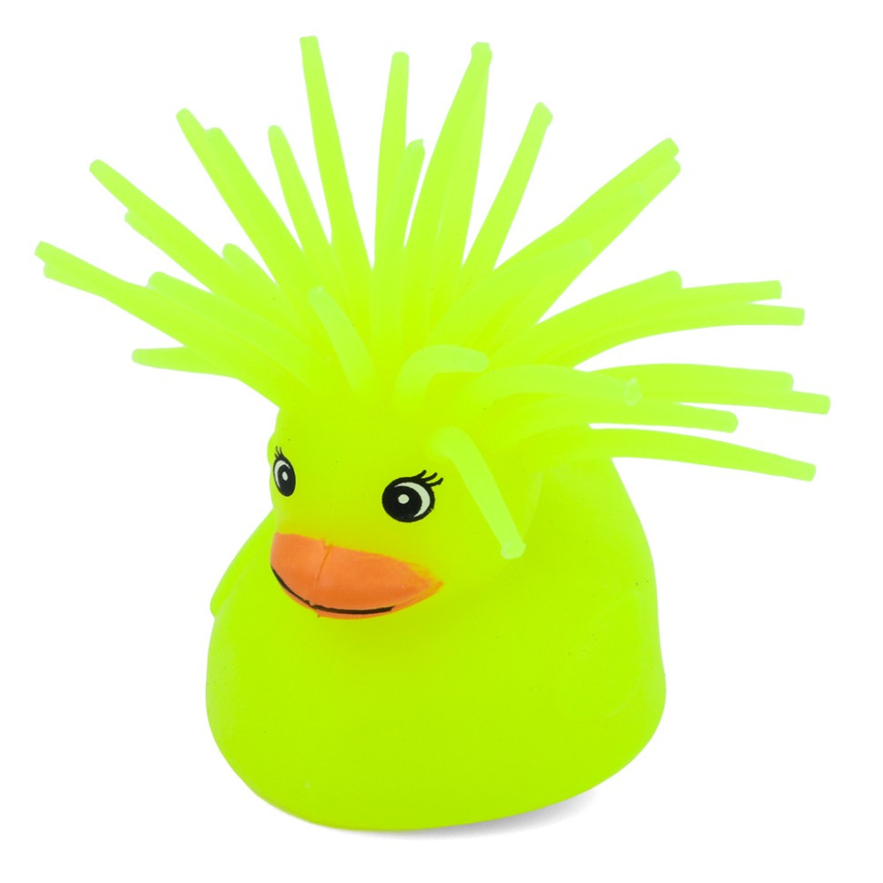 Дитяча іграшка Антистрес Качка Bambi MS 3719(Yellow) світлові ефекти