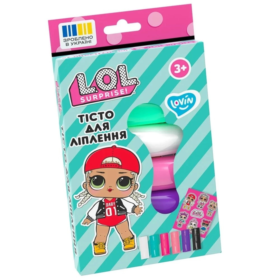 Набор для лепки с тестом L.O.L. Surprise! Lovin LOL41245 в стиках 6 цветов