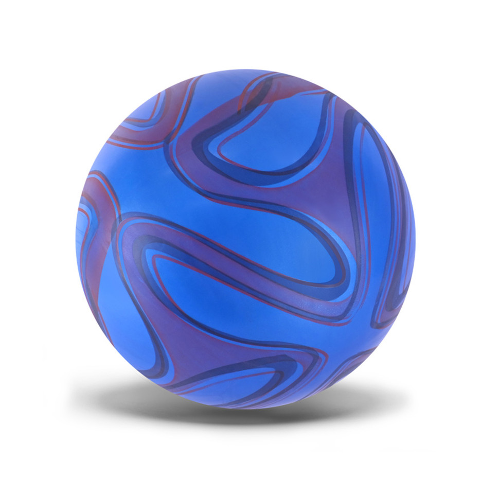 Дитячий гумовий м'яч Bambi RB24376(Blue-1) 60 грамів, діаметр 17,5 см