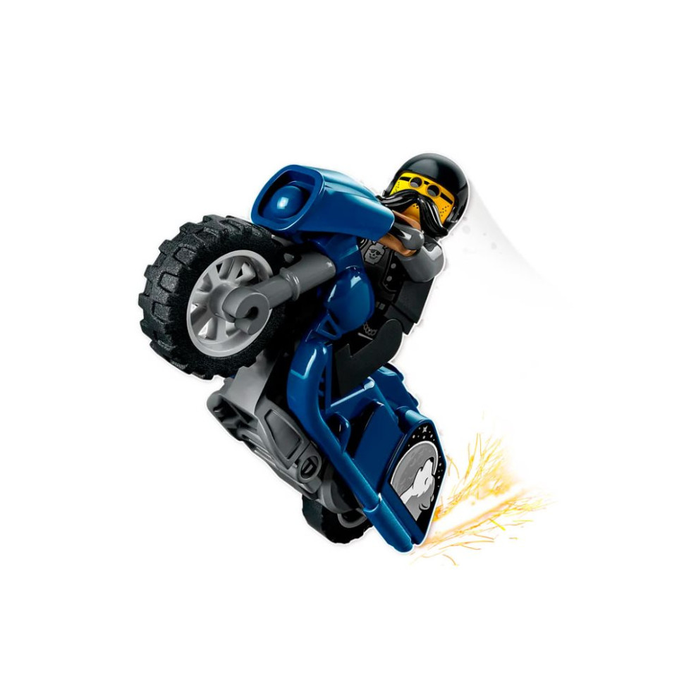 Конструктор Туристичний трюковий мотоцикл City Stuntz LEGO 60331, 10 деталей