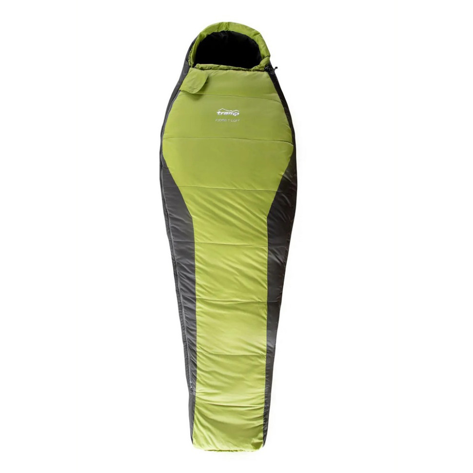 Спальний мішок Fjord Long Tramp UTRS-094L-L, кокон, green/grey
