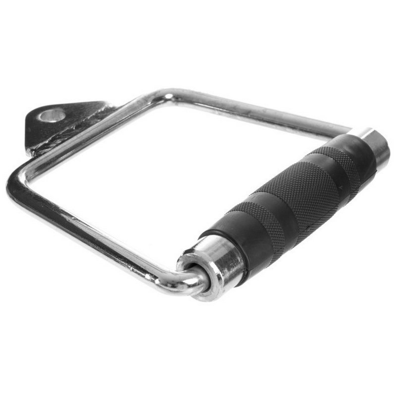 Ручка для нижней тяги двойная EasyFit EF-8100 (обрезиненные ручки)