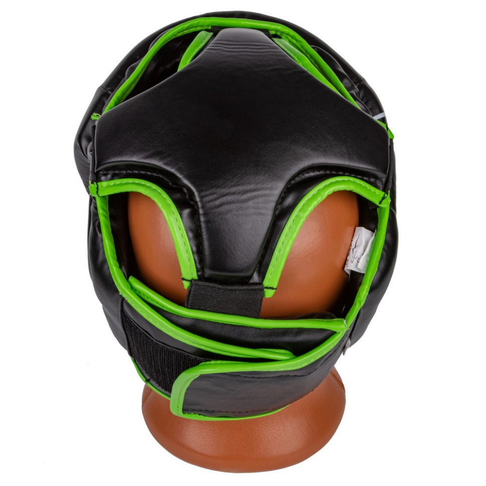 Боксерський шолом тренувальний PowerPlay PP_3100_XS_Black/Green, XS