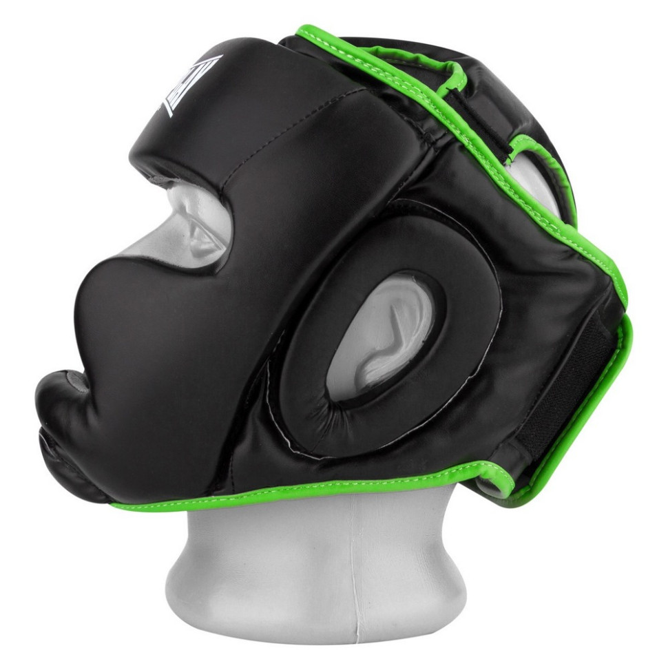 Боксерський шолом тренувальний PowerPlay PP_3100_XS_Black/Green, XS