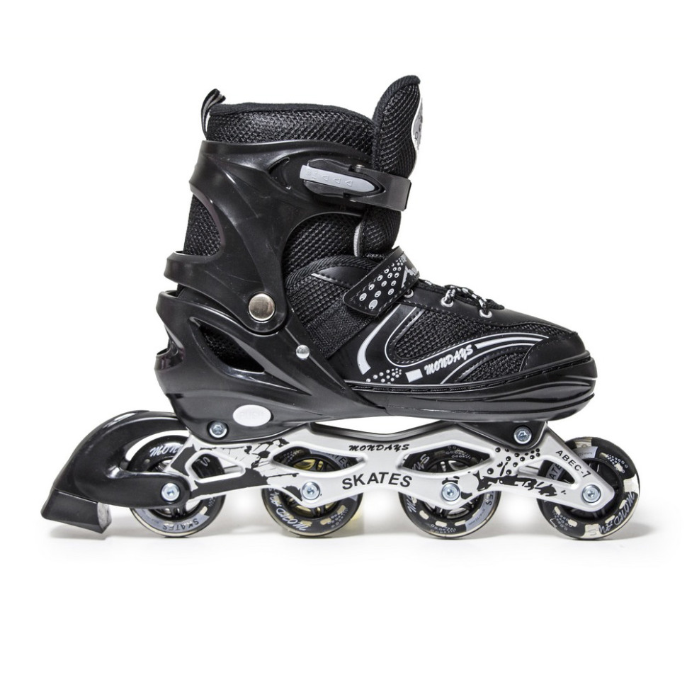 Дитячі розсувні ролики Happy Bambi 692937574 Black XL, розмір 43-46