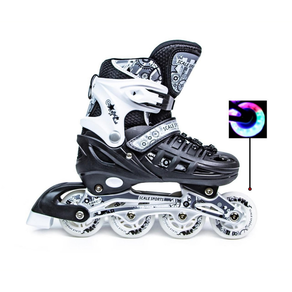 Детские раздвижные ролики LF 905 Scale Sports 1932601124-M, Violet, размер 34-37