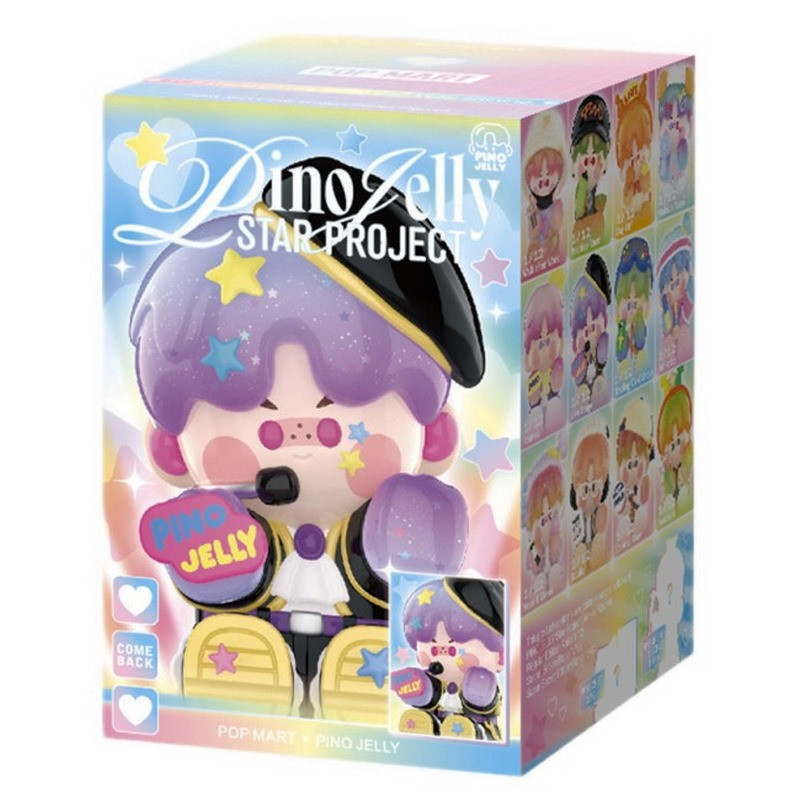 Іграшка-сюрприз з колекційною фігуркою Pino jelly POP MART PGSP-01 серія Star Project