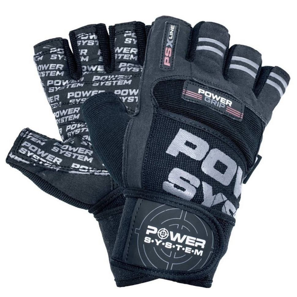 Рукавички для фітнесу PS-2800 Power Grip Power System PS-2800_XXL_Black Black, XXL
