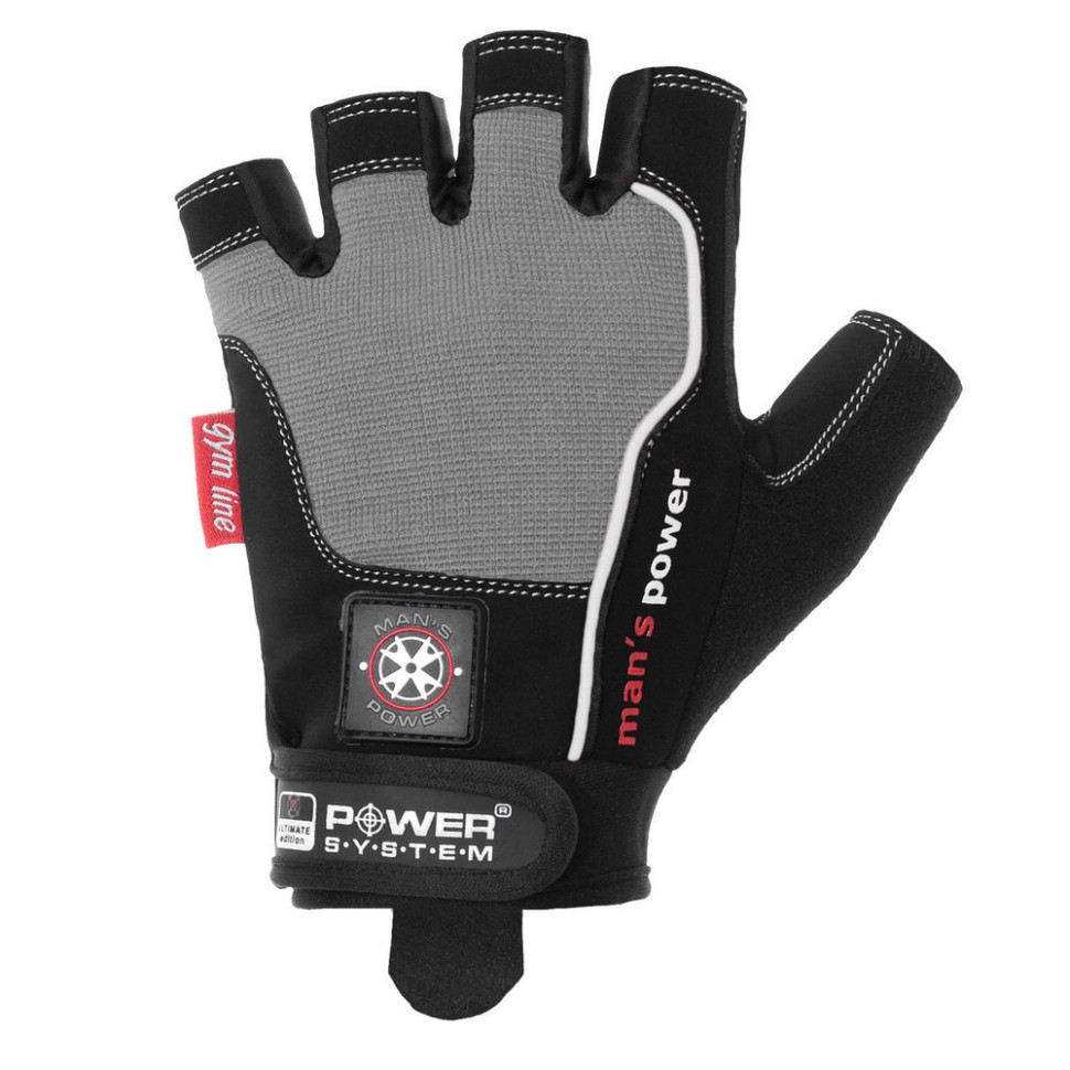 Перчатки для фитнеса Man's Power Power System PS-2580_L_Black-grey, L