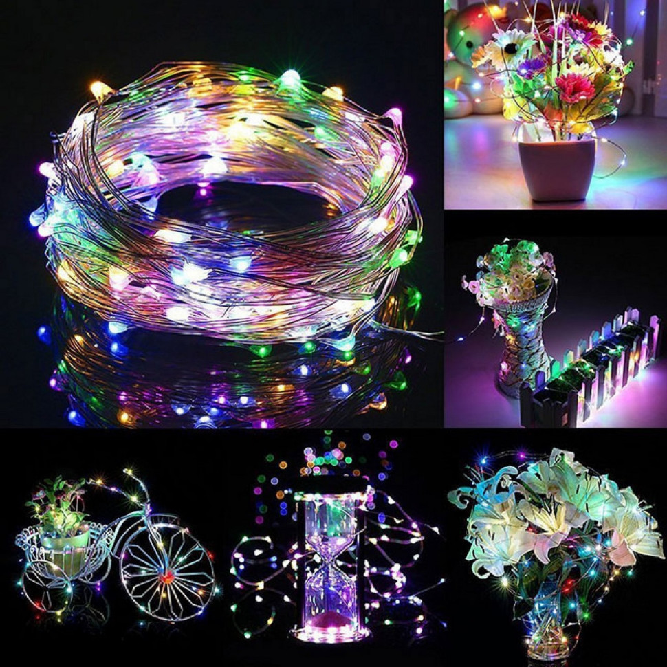 Гирлянда Springos CL0081, 10 м 100 LED, Mix