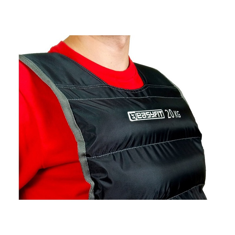Жилет утяжелительный EasyFit EF-VST-20 черный 20 кг