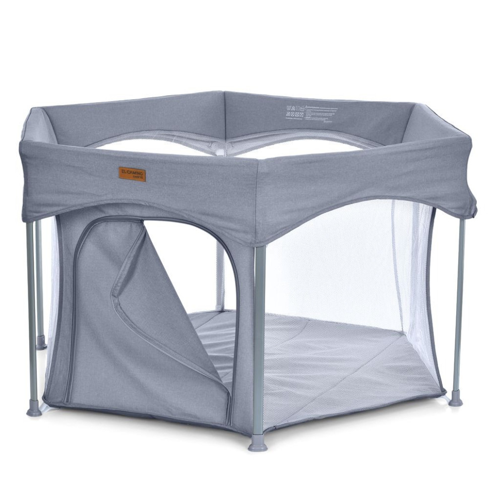Дитячий манеж SWIFT 6 El Camino ME 1195 Gray 145х117х74 см