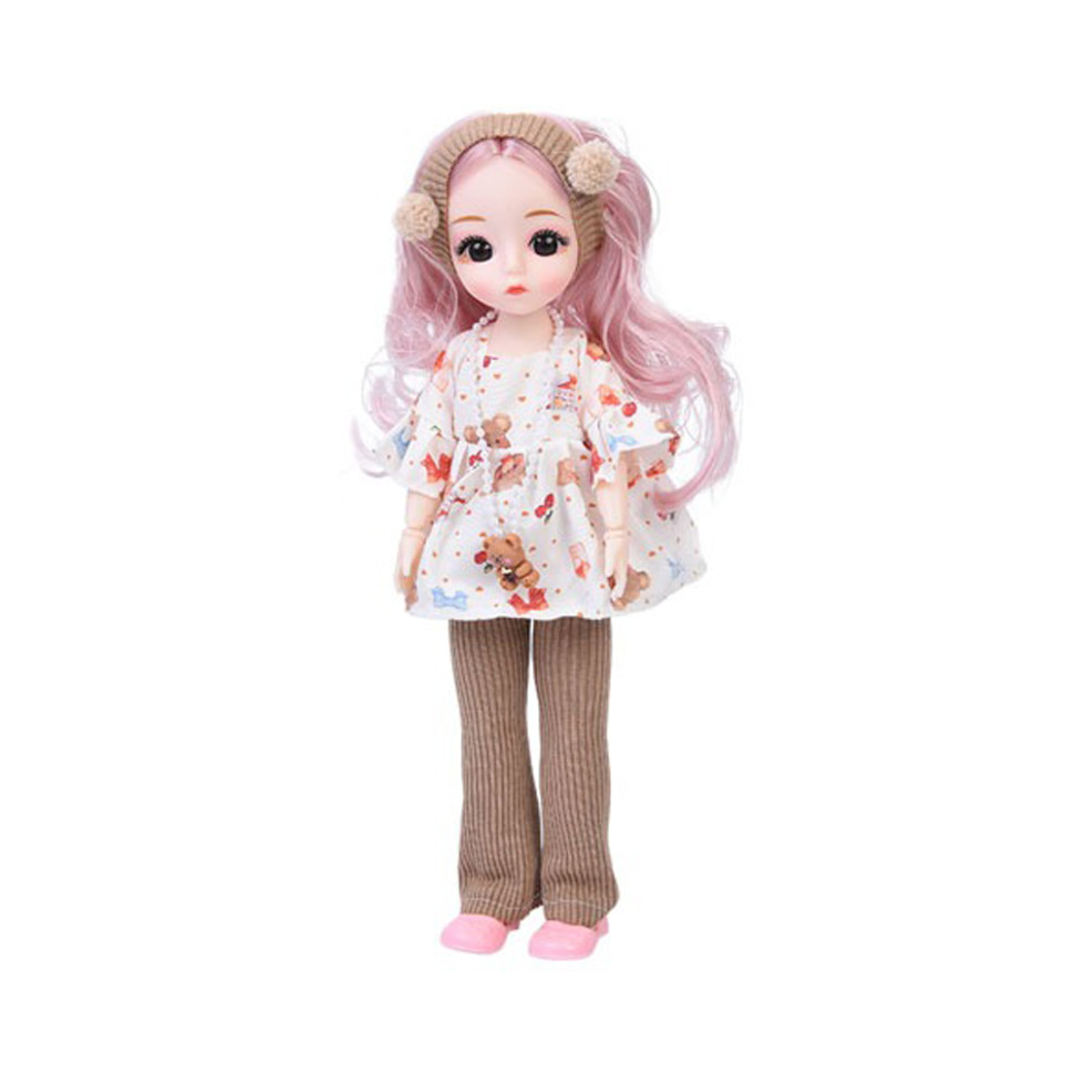 Дитяча іграшкова лялька Bambi F0322(White) шарнірна, розмір 29 см