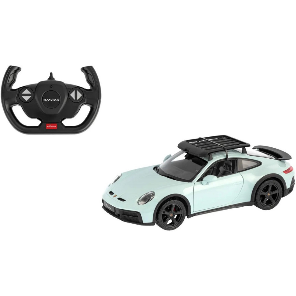Машинка на радиоуправлении Porsche 911 Dakar Standard Version Rastar 10136 green, масштаб 1:14 