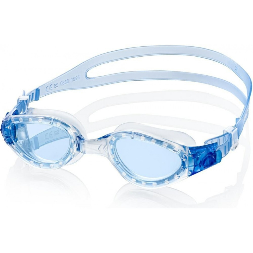 Окуляри для плавання ETA 649 Aqua Speed 084-61-L, блакитний, прозорий
