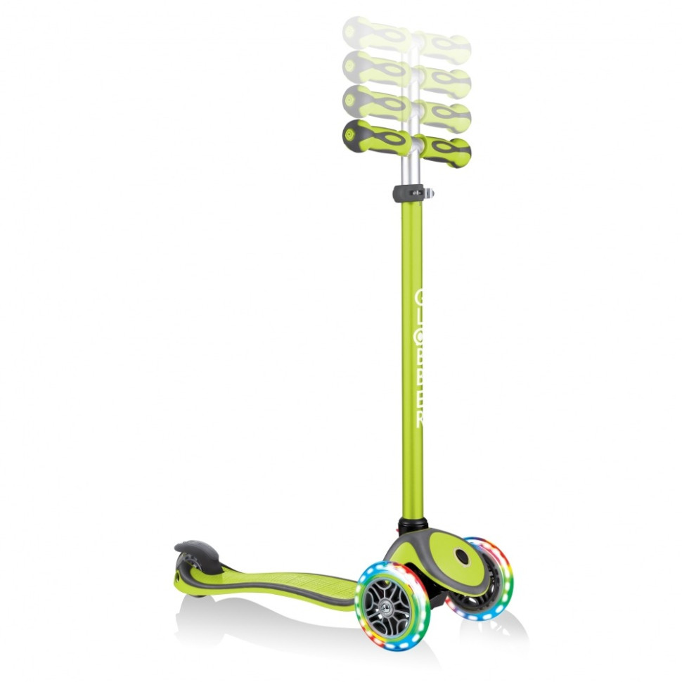 Самокат серії EVO COMFORT LIGHTS GLOBBER 459-106, 5 в 1 зелений, колеса світяться