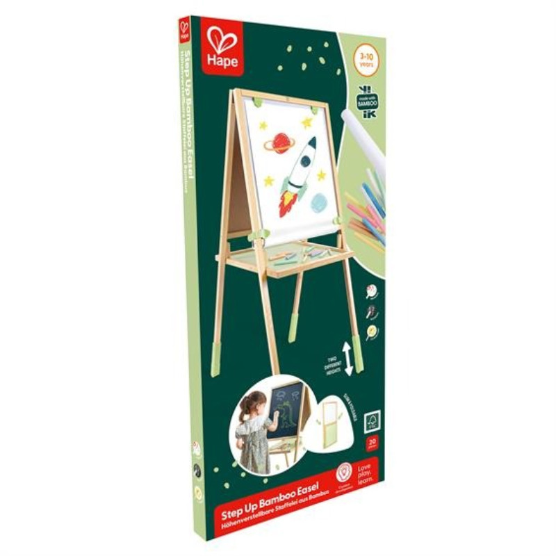 Двосторонній дитячий мольберт Hape E2001B бамбуковий