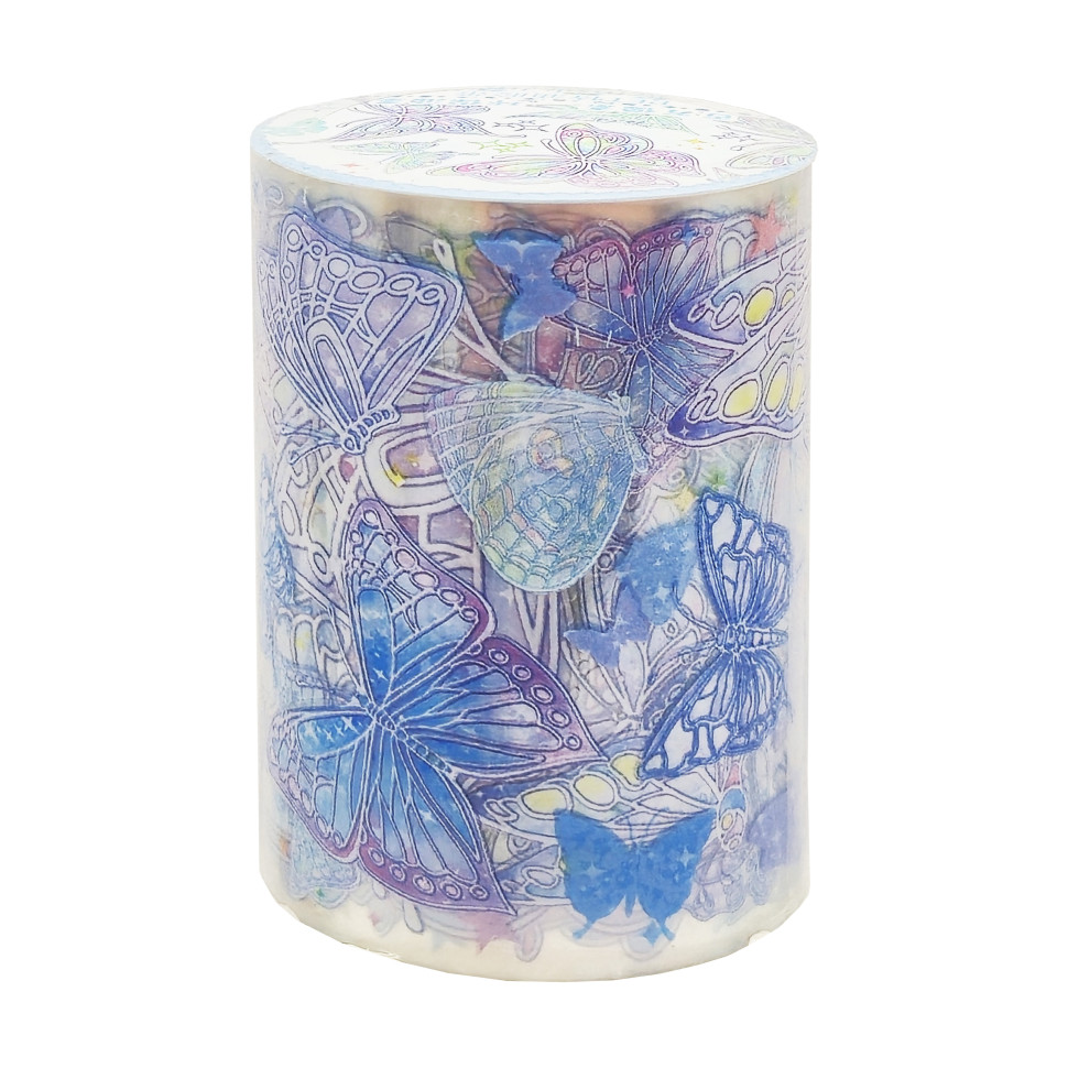 Набір декоративний скотч Bambi XM-JD2863(Blue) 6 см x 1,2 м 