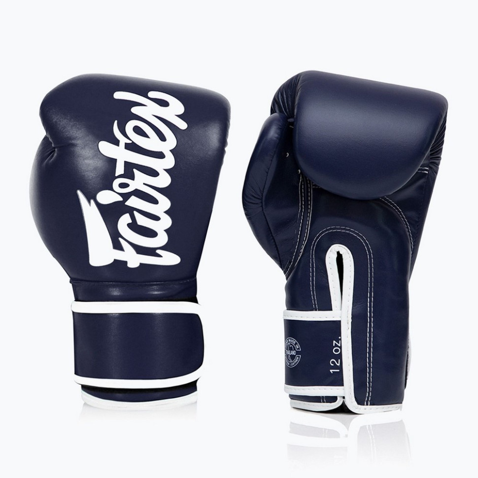 Боксерські рукавиці BGV14 Fairtex BGV14_16oz_Blue 16 унцій (бинти в комплекті)