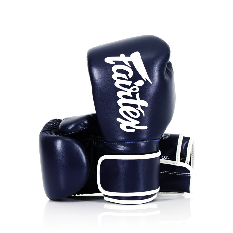 Боксерські рукавиці BGV14 Fairtex BGV14_16oz_Blue 16 унцій (бинти в комплекті)