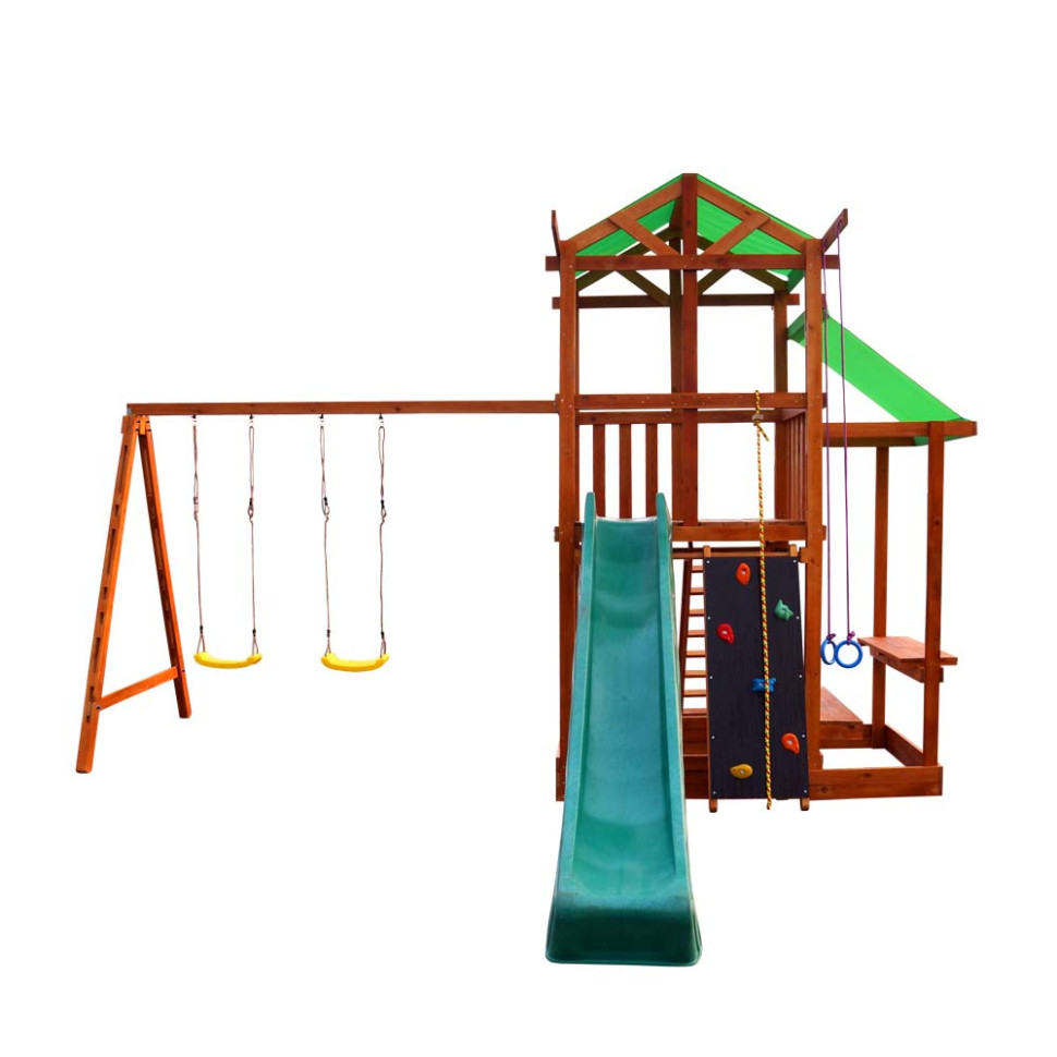Дитячий ігровий комплекс для вулиці SportBaby Babyland-7 з пісочницею