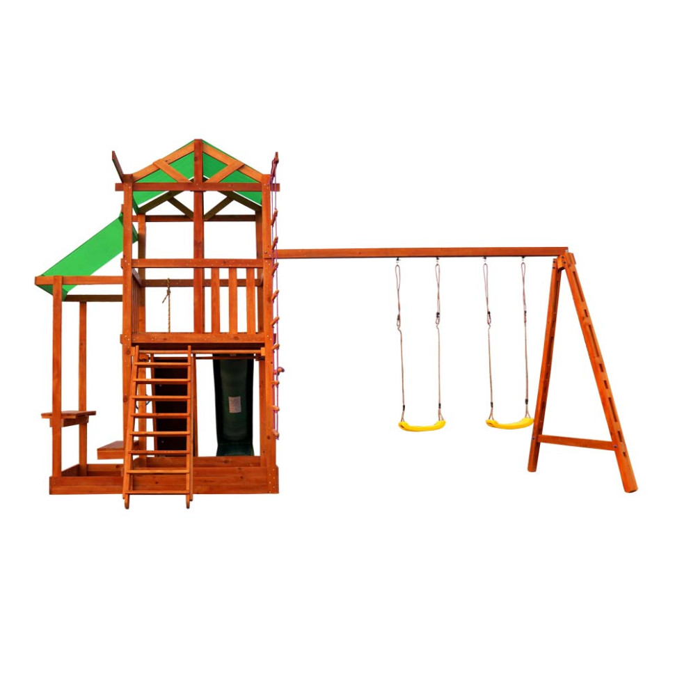 Дитячий ігровий комплекс для вулиці SportBaby Babyland-7 з пісочницею