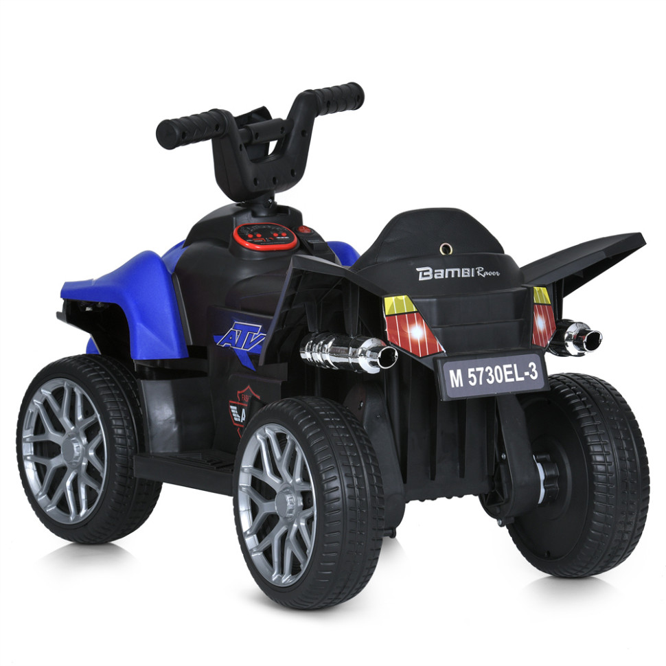 Дитячий електромобіль Квадроцикл Bambi Racer M 5730ELR-4 із двома двигунами