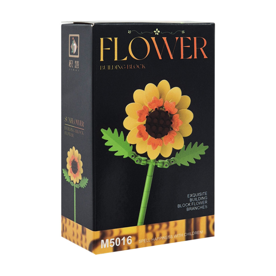 Конструктор детский Flower Bambi M5026-16 элементы для создания стебля и лепестков