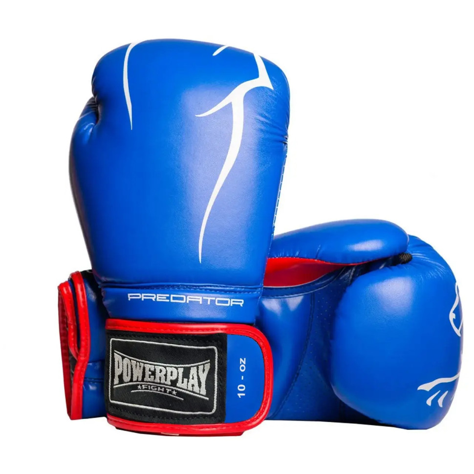Боксерські рукавиці Jagua PowerPlay PP_3018_14oz_Blue, Сині 14 унцій