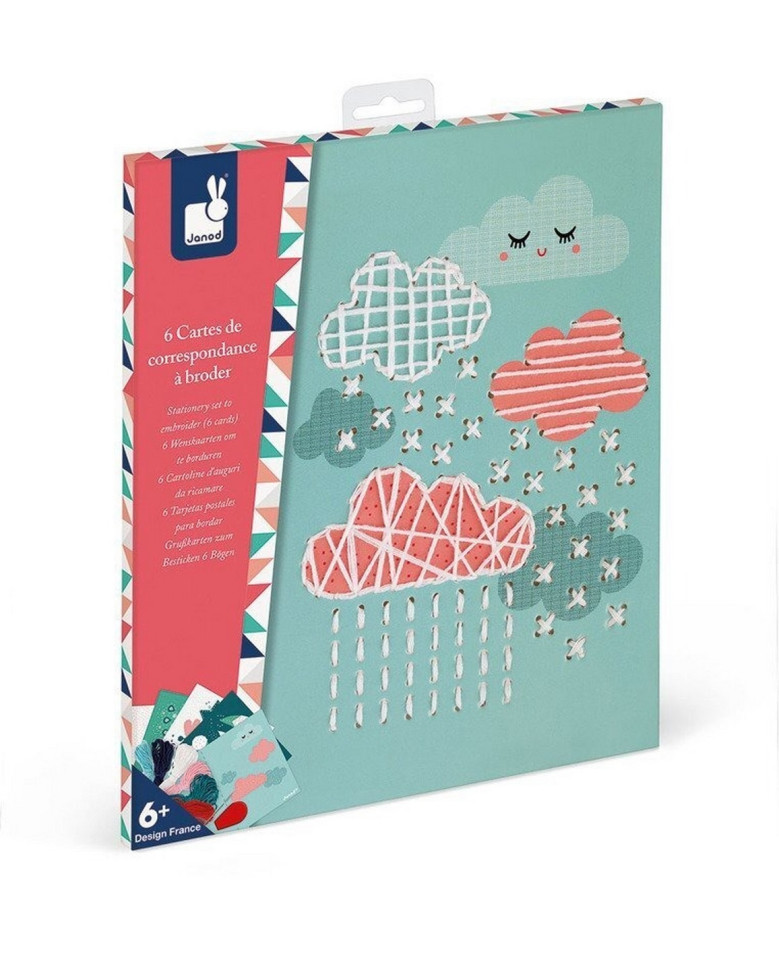 Набор для творчества Janod Открытки. Вышивание J07790