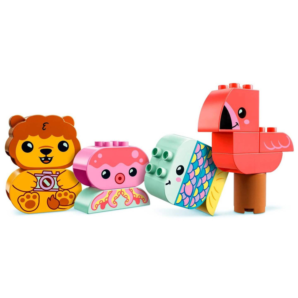 Конструктор LEGO DUPLO My First Веселе купання: Плаваючий острів із тваринами 10966 10966