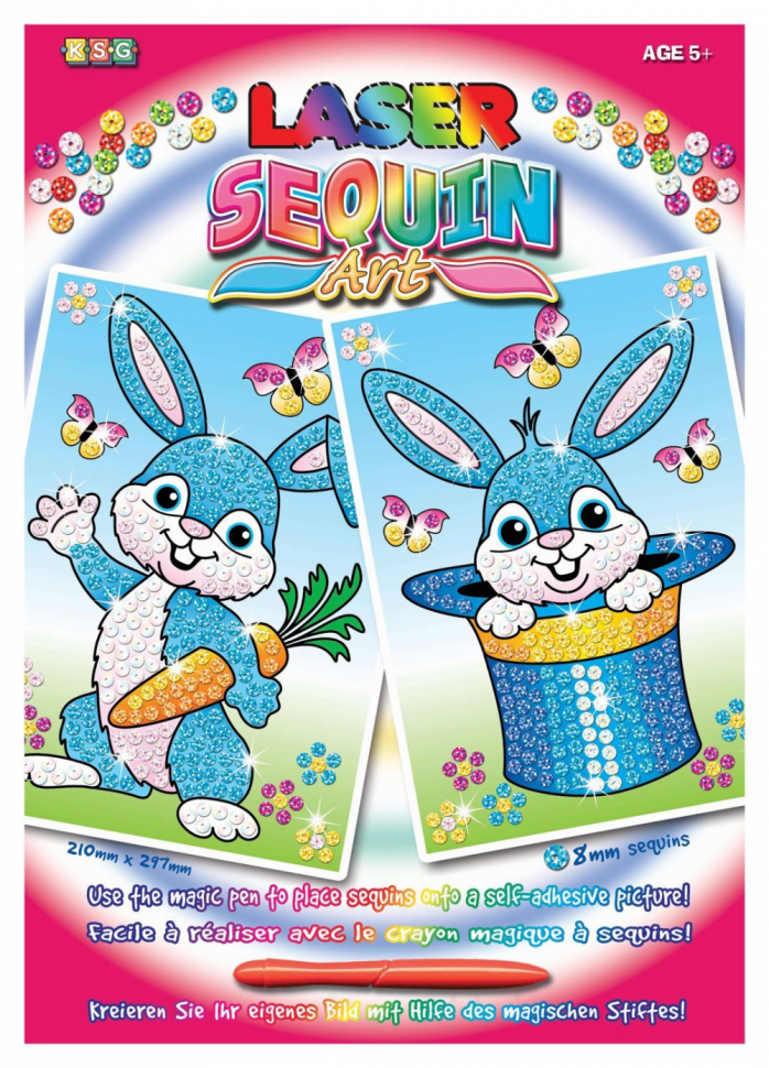 Набір для творчості Sequin Art LASER Rabbits SA1320