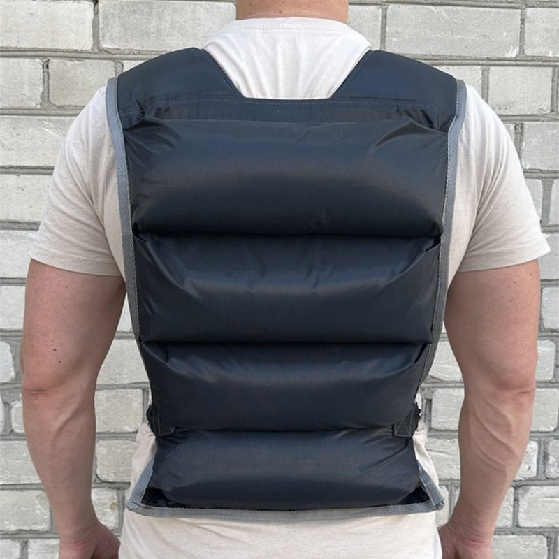 Жилет утяжелительный EasyFit EF-VST-25 черный 25 кг