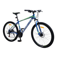 Велосипед взрослый "Active 1.0" LIKE2BIKE A212701 колёса 27,5", синий матовый, рама алюминий 18"