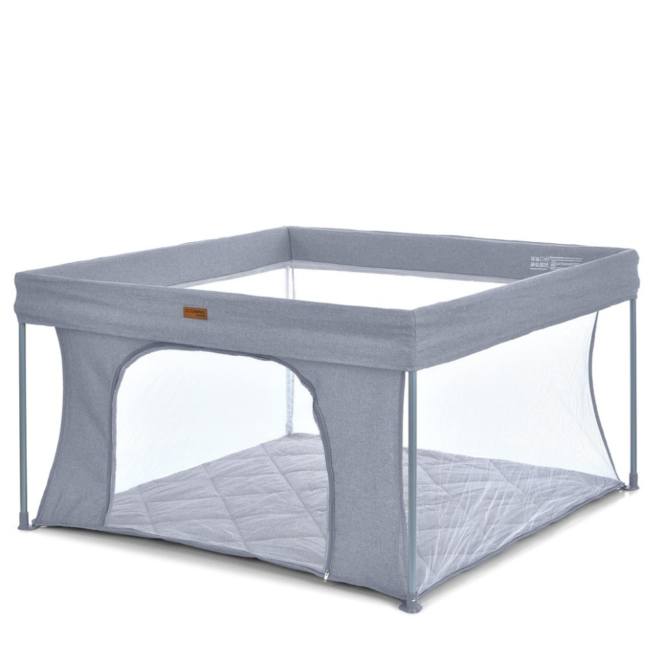 Дитячий манеж SWIFT 4 El Camino ME 1196 Gray 127х127х74,5 см