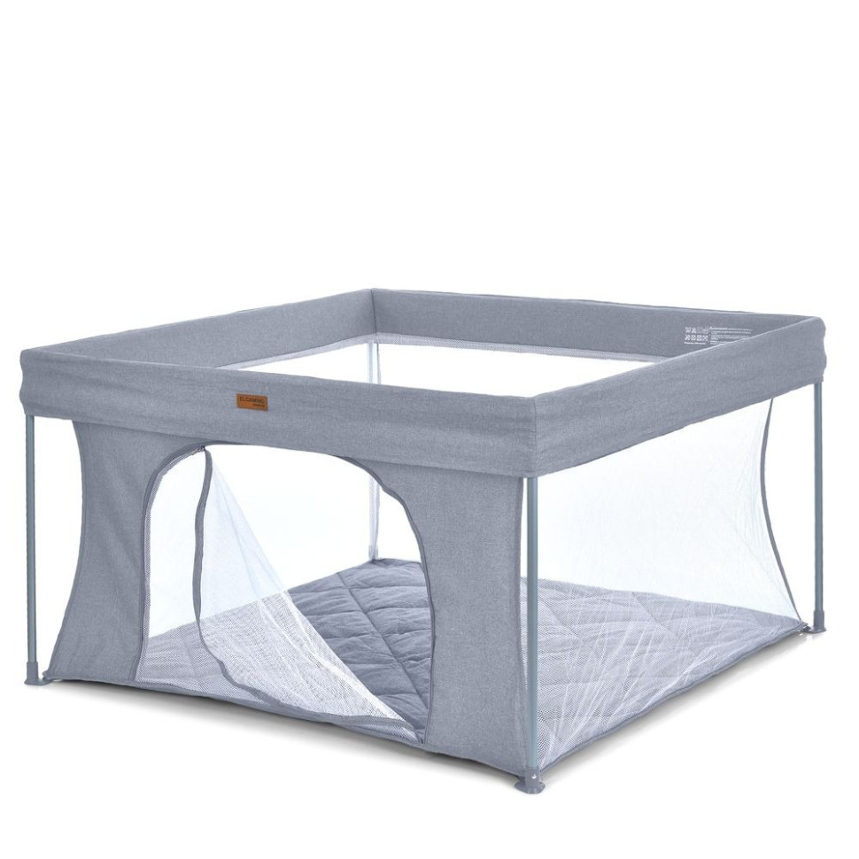 Дитячий манеж SWIFT 4 El Camino ME 1196 Gray 127х127х74,5 см