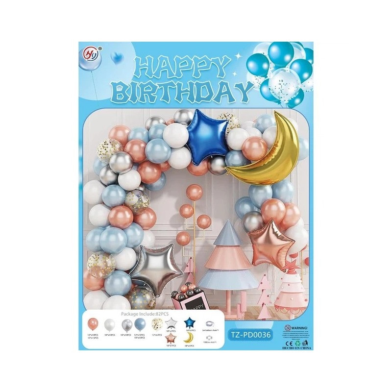 Набір повітряних куль для створення фотозони Bambi TZ-PD0036, 82 шт