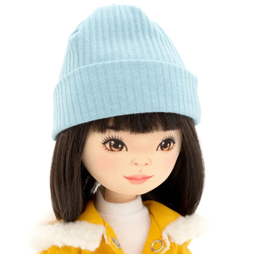Детская мягкая кукла Лилу ORANGE Sweet Sisters SS04-10 в горчичной парке