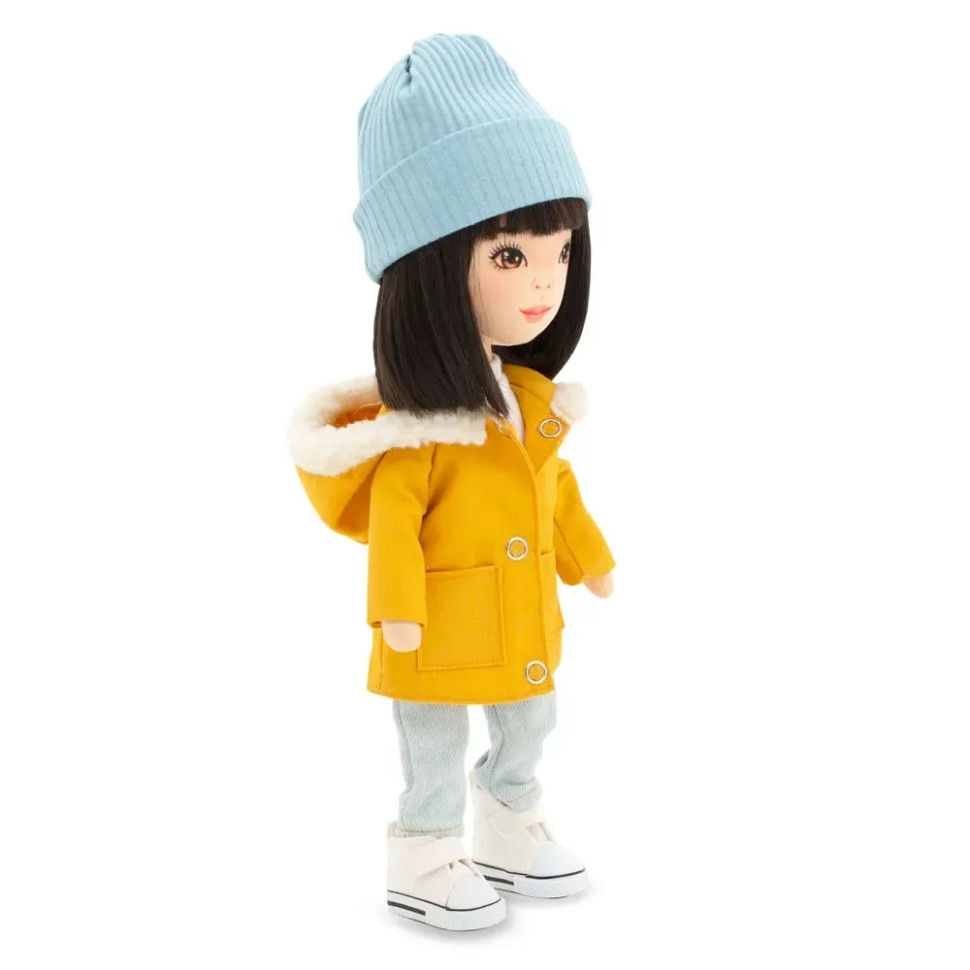 Детская мягкая кукла Лилу ORANGE Sweet Sisters SS04-10 в горчичной парке