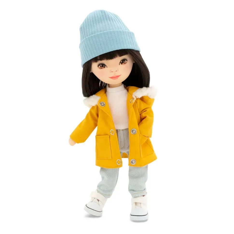 Детская мягкая кукла Лилу ORANGE Sweet Sisters SS04-10 в горчичной парке