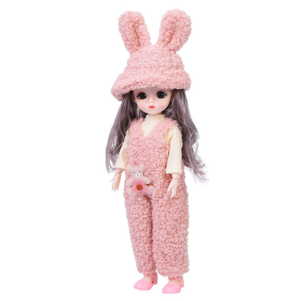 Детская игровая кукла Bambi F0322(Pink) шарнирная, размер 29 см