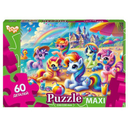 Пазл класичний "Єдинороги" Danko Toys Mx60-11-08, 60 елементів
