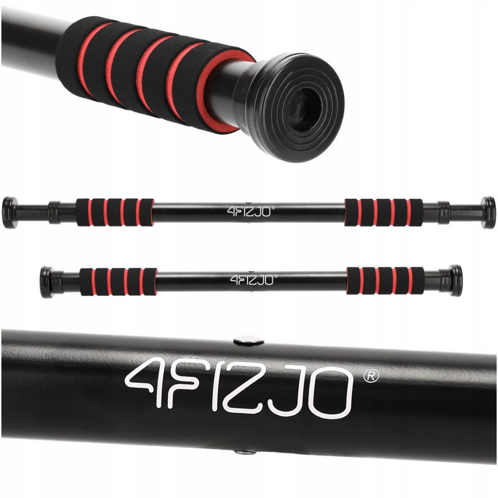 Турник раздвижной Basic 4FIZJO P-5905973402712 Black/Red 61.5-100 см