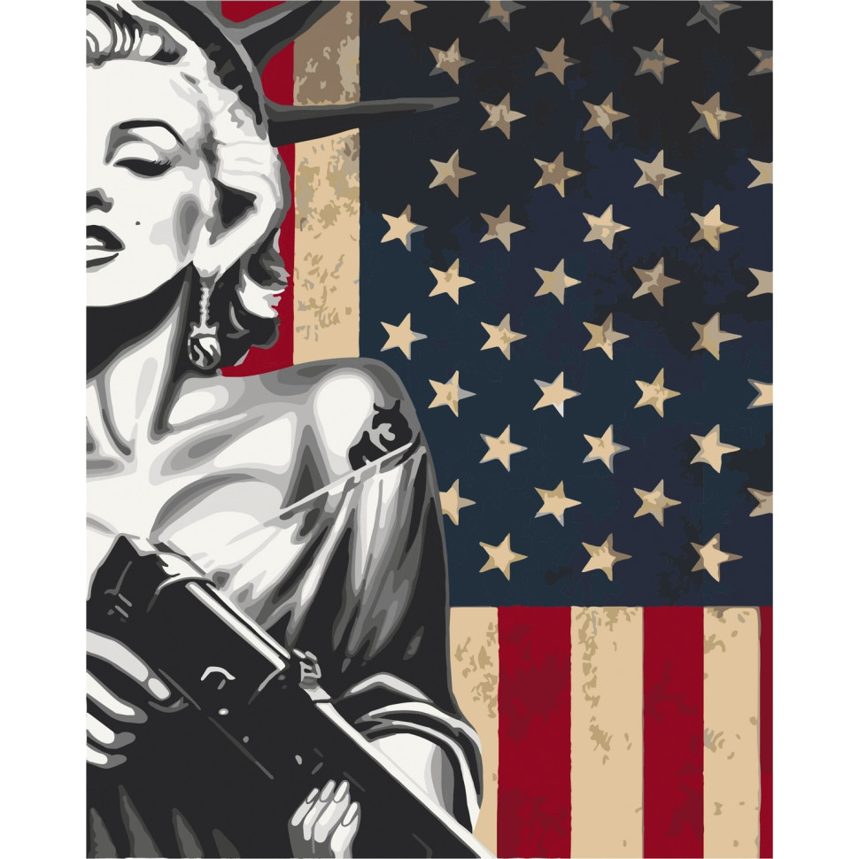 Картина за номерами "Американська Монро" Art Craft 10318-AC 40х50 см по цене 240 грн.