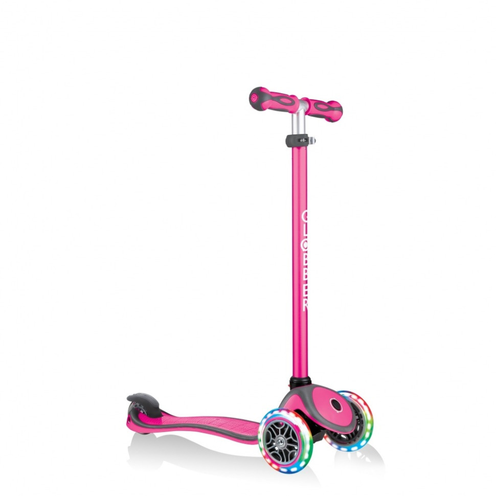 Самокат серии EVO COMFORT LIGHTS GLOBBER 459-110, 5 в 1 розовый, светящиеся колеса