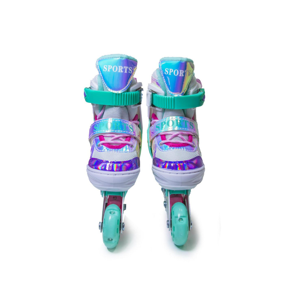 Дитячі розсувні ролики Scale Sports 788705955 райдужний тиффані, розмір 34-37