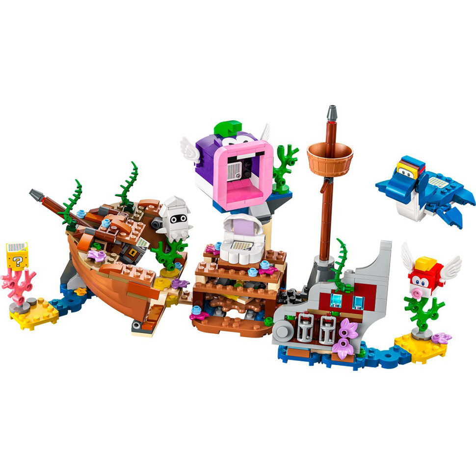 Конструктор LEGO Super Mario Пригоди Dorrie на затонулому кораблі. Додатковий набір 71432, 500 деталей 