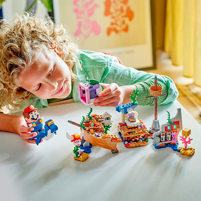 Конструктор LEGO Super Mario Пригоди Dorrie на затонулому кораблі. Додатковий набір 71432, 500 деталей 